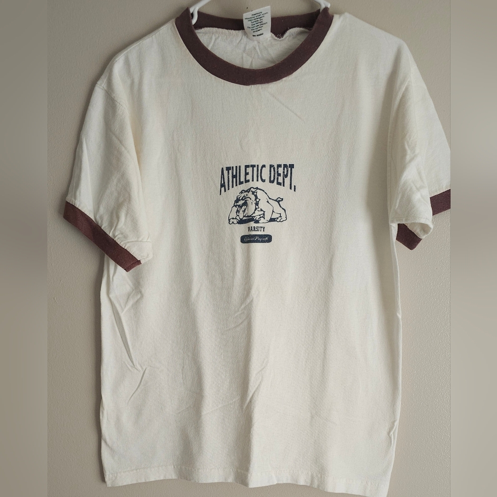 Vintage Retro Athletic Ringer Tee